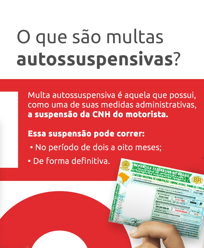 Infográfico mostra a definição de multas gravíssimas autosuspensivas | DOK Despachante